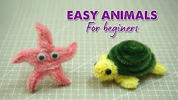 EASY Animal out of PIPE CLEANER | Best Pipe Cleaner tutorial for beginers