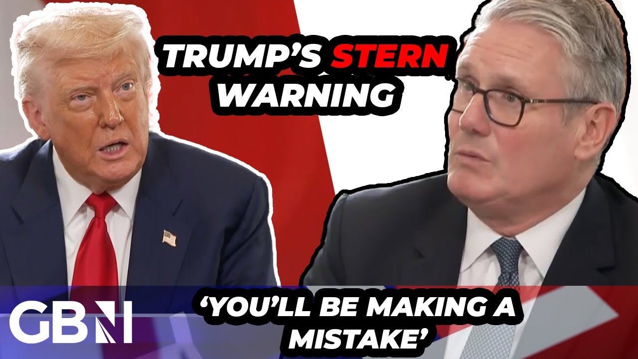 ‘Censor me and you’ll be making a MISTAKE’ – Donald Trump takes AIM at Keir Starmer over free speech