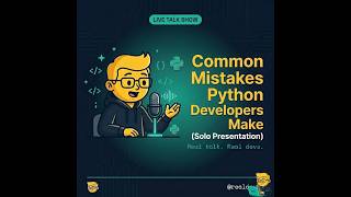 Common Mistakes Python Developers Make (Solo Presentation) Wealth
