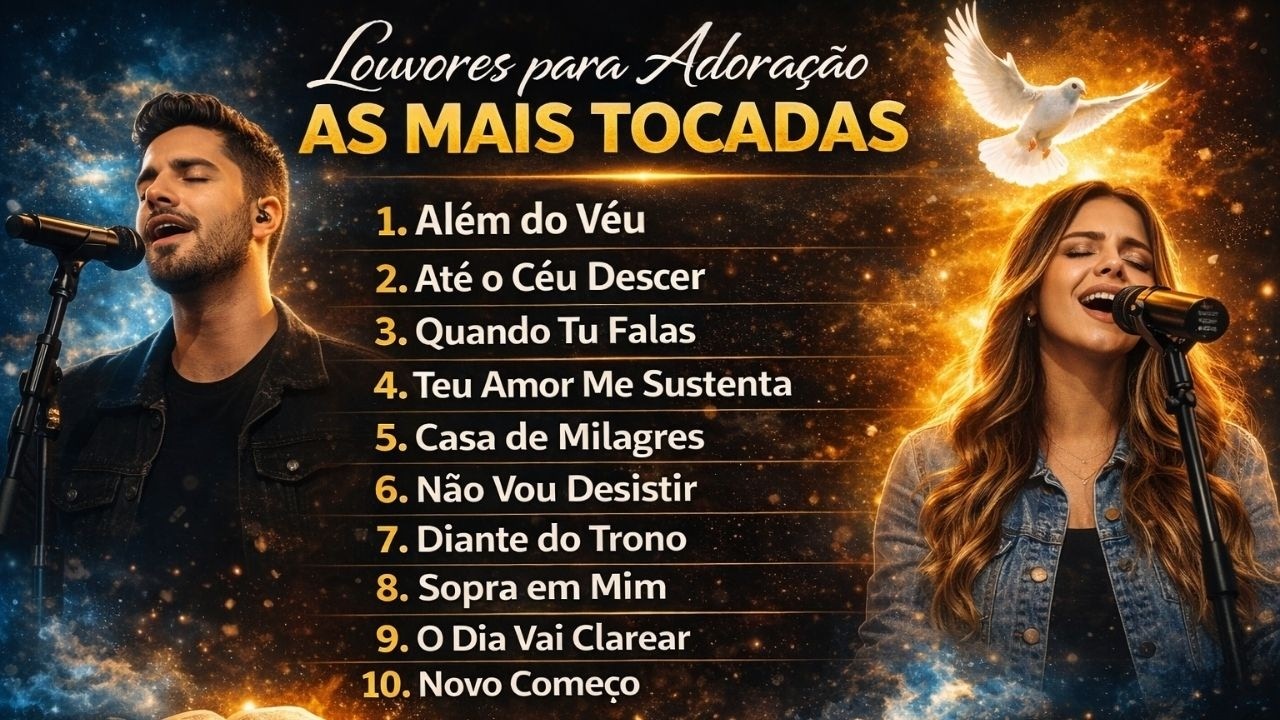 Louvores de Adoração e Fé – As Melhores Músicas Gospel Mais Tocadas 2026