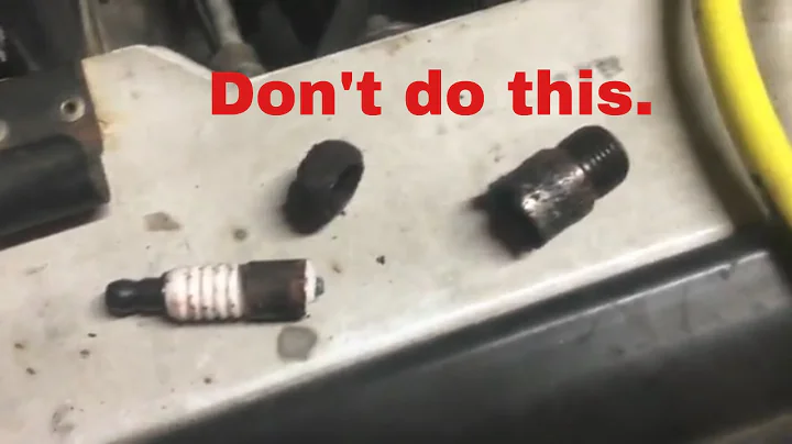 Removing broken Spark Plugs