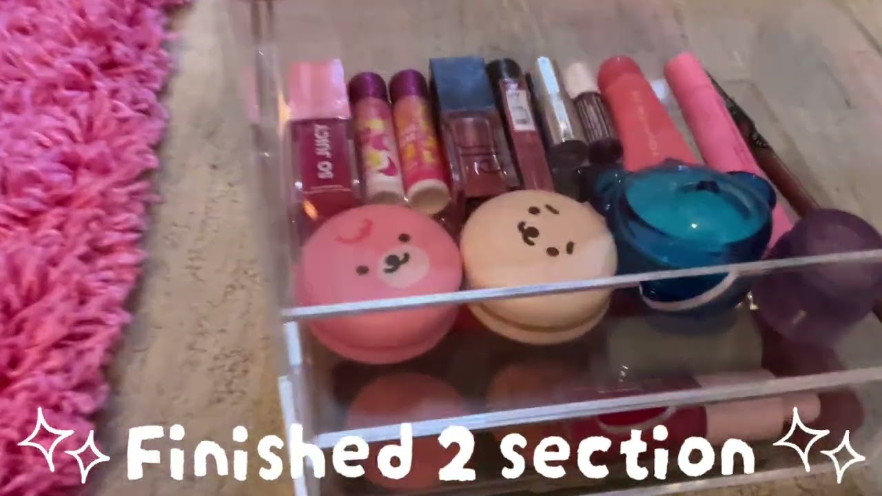 🩷organizing my desk vanity and giving a haul of what I got