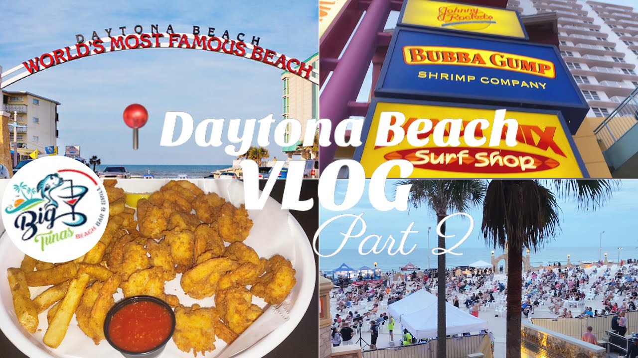 TRAVEL VLOG DAYTONA BEACH BOARDWALK + BIG TUNA’S BEACH BAR & GRILL