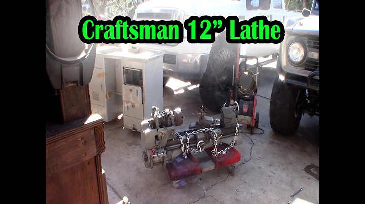 Craftsman Atlas 12" Lathe Restoration Part 5 Countershaft rebuild thrust bearing reduce noise