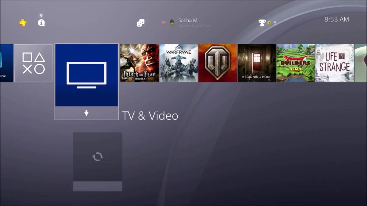  voice search youtube ps4