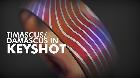 How to Render Timascus/ Damascus Steel Material in Keyshot