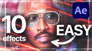 TOP 10 Effect Ideas for Music Videos (under 15 Mins) | After Effects Tutorial