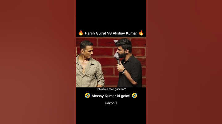 Akshay Kumar x Harsh Gujral | Roast Standup Comedy