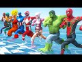 POWER RANGERS Vs Spider-Man Army Running on the Water Challenge Competition #225