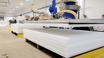 Cắt Xốp EVA, PE, PU, hoàn toàn tự động - Không Cần Nhân Công giám sát