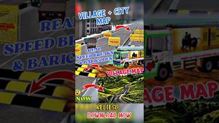 🤩🥳 NEW SPEED BREAKS & BARICODE VILLAGE+ CITY MAP FOR BUSSID DOWNLOAD #bussid #bussidshorts #shorts