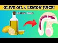 What happens if you drink olive oil  lemon juice on empty stomach