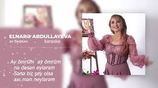 Elnarə Abdullayeva - Ay Ömrüm (karaoke) Resimi