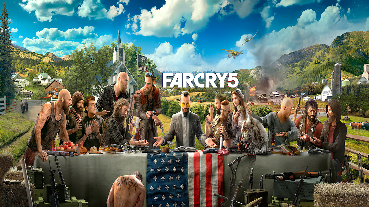 Far company. Фар край 5. Far Cry 5 обложка. Фар край 5 по сети. Фар край 5 обложка.
