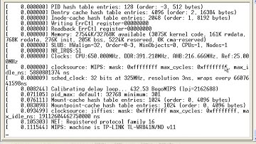Boot log when you flash OpenWrt trunk to TP- LINK TL-WR841N V11