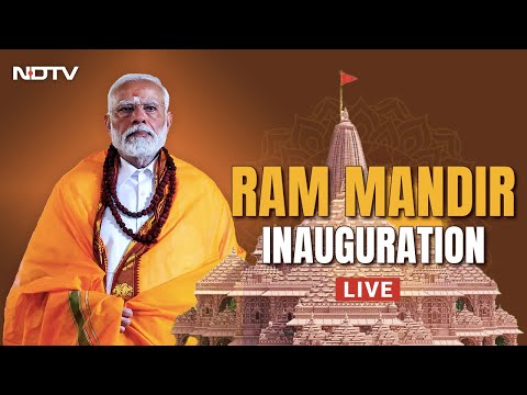 Ram Mandir LIVE: Ram Mandir Pran Pratishtha 