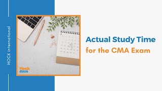 Actual Study Time for the CMA Exam