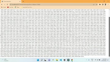 JSP Program to Print Prime Numbers from 1 to 100 | JSP : Prime Numbers
