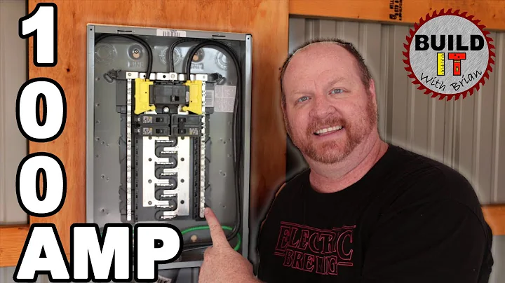 How to install a main breaker panel in a garage. -  Square D Homeline 100 Amp Main Breaker