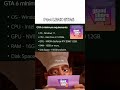 Ma config actuelle vs GTA 6 💀| #gta6 #systemrequirements