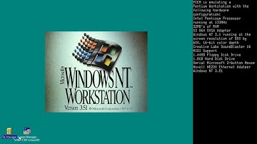 Windows NT 3.51 On PCEM