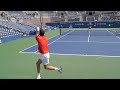 Cilic v Hurkacz, 2022 US Open practice, 4K