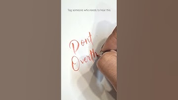 Calligraphy for beginners #lettering #fudenosuke #tombowfudenosuke