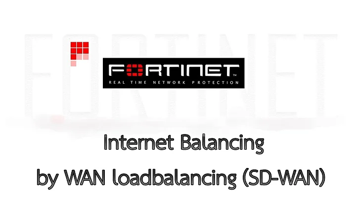 Fortigate Firewall Internet Balancing by WAN loadbalancing (SD-WAN)