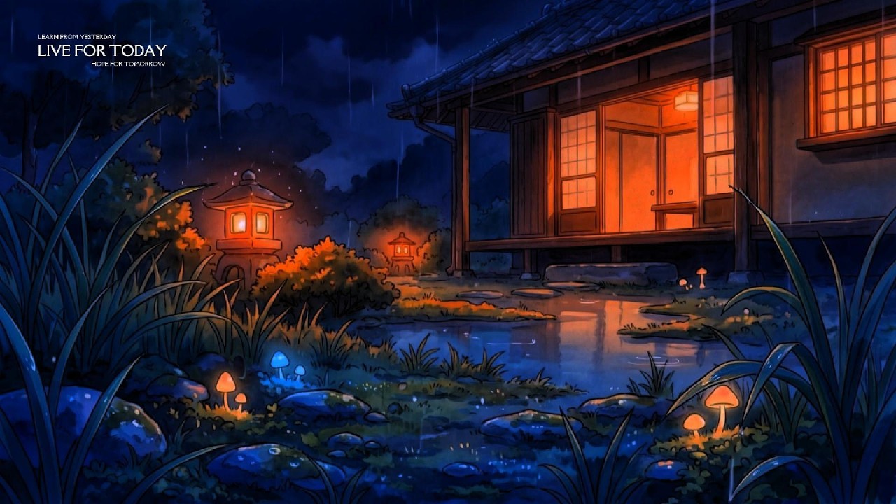 Calming Rain Sounds & Lofi Ambience 🌧️ | Sleep All Night