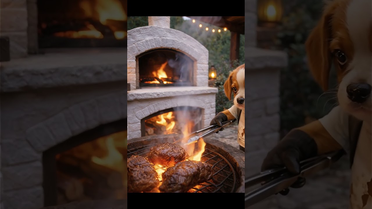 He’s not just a dog… he’s the keeper of fire 