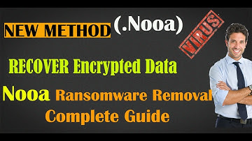 Nooa virus (ransomware) | How to decrypt .Aeur files | Nooa File Recovery complete Guide