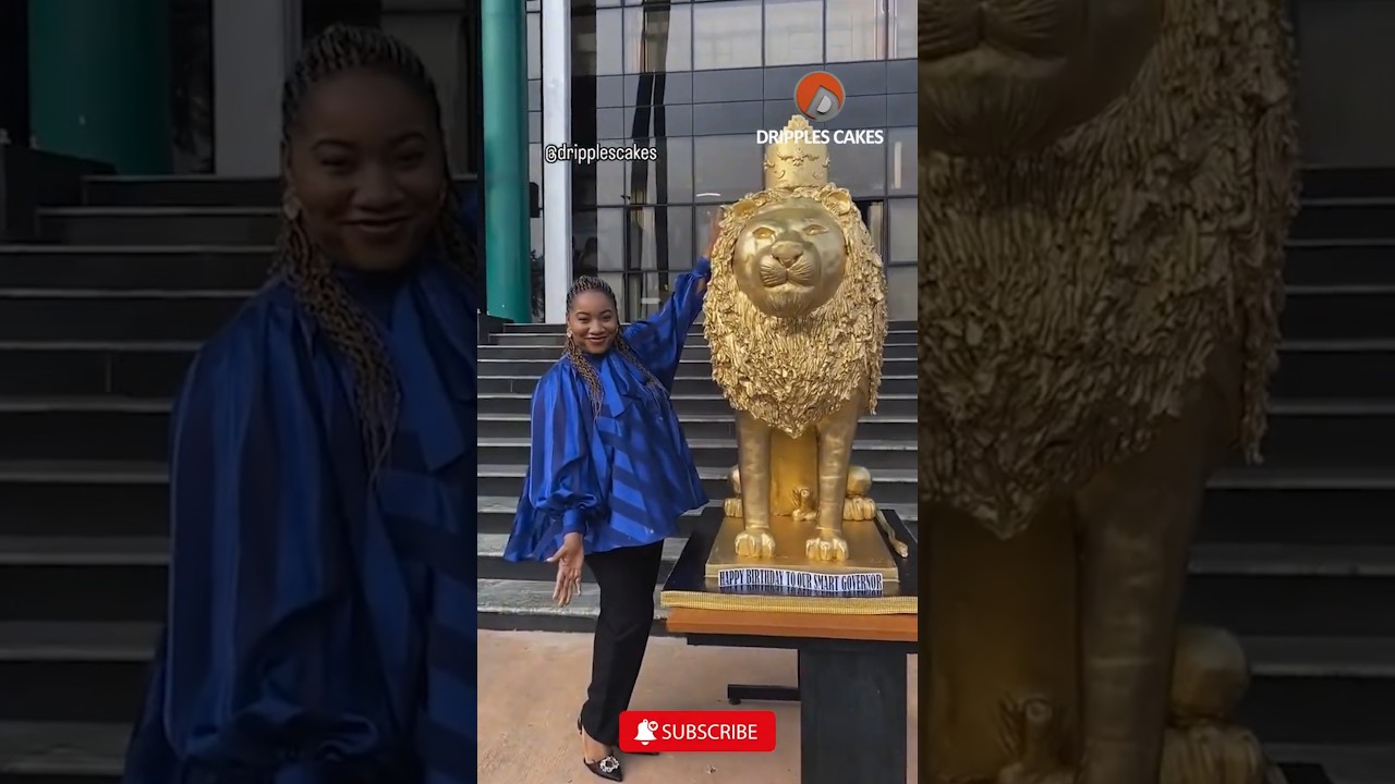 Specially crafted birthday cake for Dr Peter Ndubuisi Mbah, the Governor of Enugu State! #lion #cake