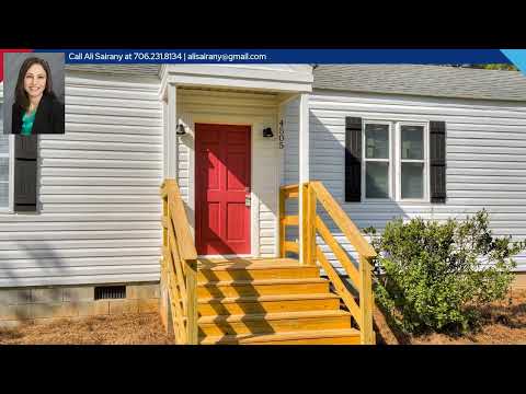 4505 Hardy Mcmanus Rd. Road, Evans, GA home video tour