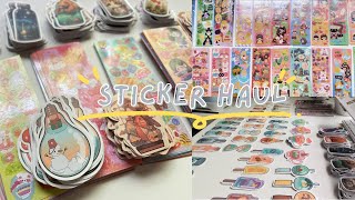 Sticker haul | Unboxing cute stickers with me