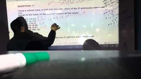 Ahmed Tawfik CCNA subnetting questions part 2  of 6