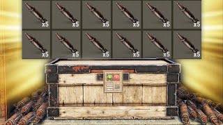 I FOUND a LOCKED BOX with 50 ROCKETS INSIDE IT!? (EASY LOOT) - Rust Raiding
