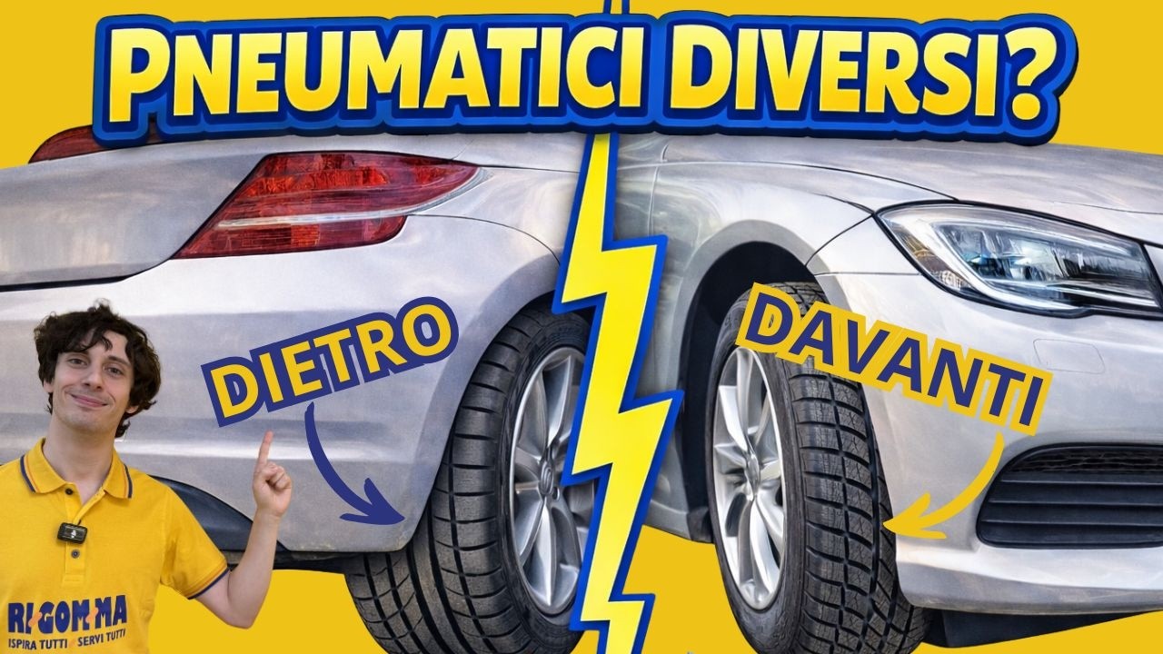 GOMME diverse DAVANTI e DIETRO: si può fare? Cosa dicono le NORME e la ...