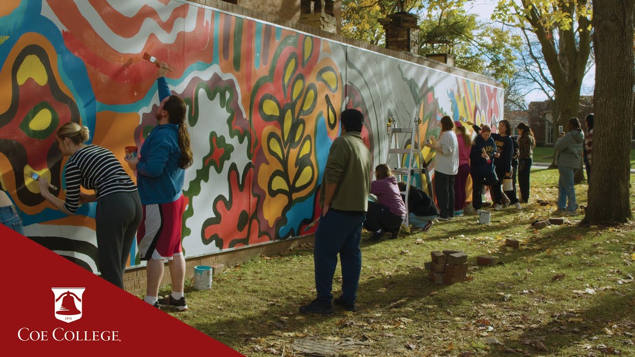 Dows Mural: Inspired by the work of Bob Kocher