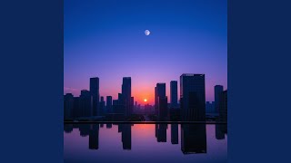 Modern Sunset After Midnight