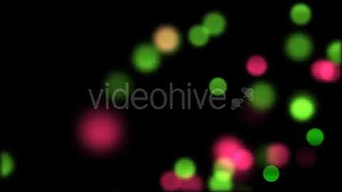 Colorful Bokeh Particles Overlay V6 | Motion Graphics - Envato elements