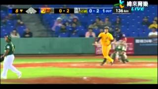 20130316 CPBL 王鏡銘單局2K 8局下