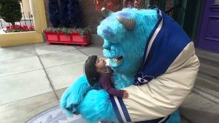 Boo meets Sulley at Disney California Adventure Park!