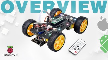 Freenove 4WD Car Kit for Raspberry Pi Pico 1 2 W [Overview] Dot Matrix Obstacle Avoidance App