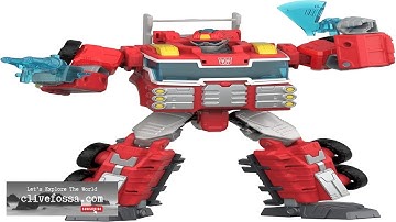 Transformers Age of The Primes Voyager Class Rescue Bot Heatwave 7-inch Converting Review