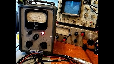 WOW! Get This Meter! HP 410b Repair and Wide Band AC RMS Measurement Demonstration