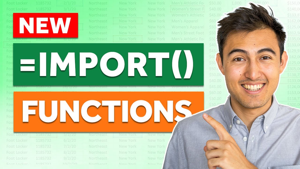 Stop Copy Pasting Into Excel! Try the NEW Import Functions Instead ...