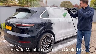 HOW TO Maintain a Ceramic Coated Car | Swirl Free Wash