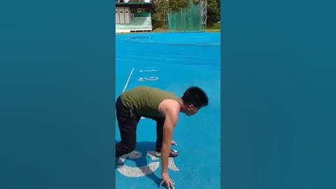 100 meters sprint P.E activity