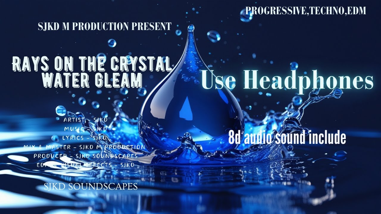 Rays on the crystal water gleam | 8D Audio 🎧 | Progressive, Techno EDM music...
