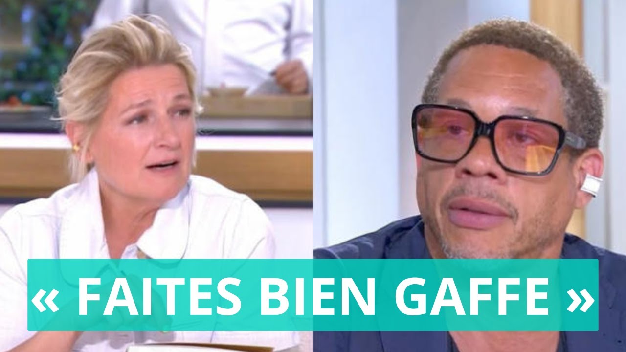 JoeyStarr clashé en direct ? Son tacle à Anne-Élisabeth Lemoine choque le plateau de "C à vous" !